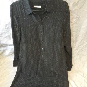 Equipment 100% Silk Long Sleeve Dress w/ Pockets